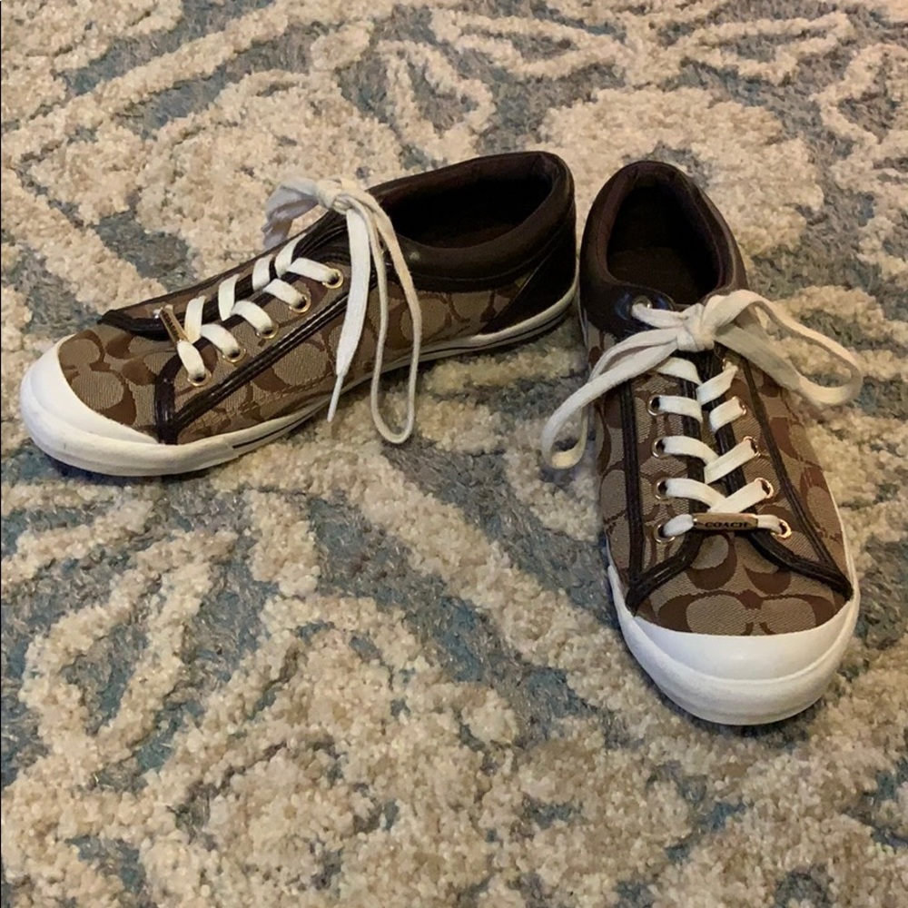 Size 8 Coach sneakers